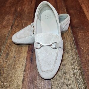 A New Day Womens Sz 7.5W Carolyn Flats Beige Casual Dress Slip On Loafers Office